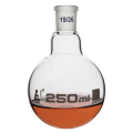 EGL0404B02Колба для варки с шарниром 50 мл, шлиф 29/32, круглое дно, сменный шарнир, монолитное горло, боросиликатное стекло