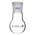 EGL0412B02 Колба для варки с шарниром, плоское дно, короткое горло, сменный шарнир 50 мл, шлиф 29/32