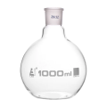 EGL0412LКолба для варки с шарниром, плоское дно, короткое горло, сменный шарнир, 1000 мл, шлиф 29/32, боросиликатное стекло