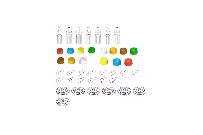 Комплект крышек и аксессуаров для растворных бутылей (Certified Container Cap Kit)