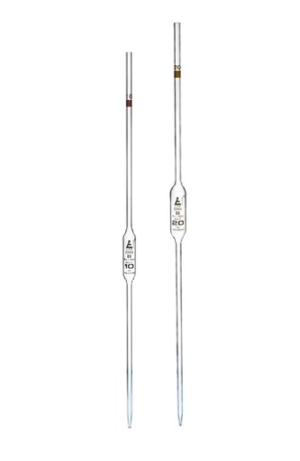 Пипетка класса «A», 6 мл, боросиликатное стекло, грушевидная форма с синей маркировкой / Pipette class 'A' 6 ml, Borosilicate glass, Blue Printing bulb form