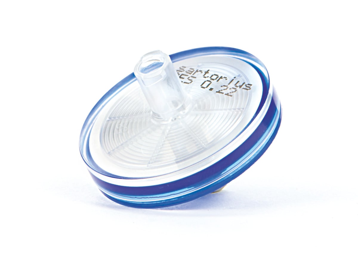 Шприцевой фильтр Minisart®, полиэфирсульфон (PES), размер пор 0,22 мкм, оксид этилена, в упаковке 50 шт.