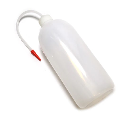 Промывалка (LDPE) Premium, узкое горло, цветной колпачок, 1000 мл / Wash Bottles (LDPE) Premium, narrow neck, colored top, 1000 ml