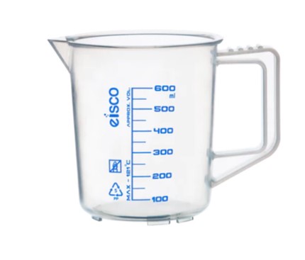 Мерный стакан с оттиском шкалы, 600 мл, РР (Measuring Jug-Screen Printed, 600 ml, Polypropylene CH0357C )
