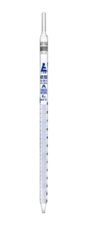 Пипетка серологическая класса «A», 25.0 мл, белая, синяя маркировка / Pipette Serological class 'A' 25.0 ml, White, Blue Printing