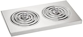 Крышка с концентрической кольцевой крышкой, 2 шт., BFC111, нержавеющая сталь, для водяной бани 11 литров Lid with concentric ring cover set, 2 pcs., BFC111, stainless steel, for water bath 11 Liter