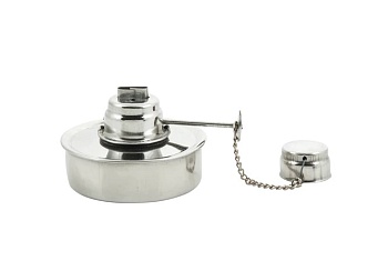 Спиртовка – из нержавеющей стали, 80 мл / Spirit Lamp - Stainless steel Sheet, cap. 80 ml