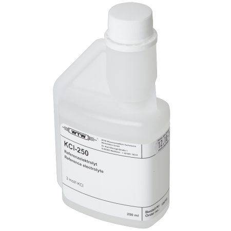 Эталонный раствор электролита 250 мл (KCl 3 моль/л, без Ag+)    Reference electrolyte solution 250 mL (KCl 3 mol/L, Ag+ free)