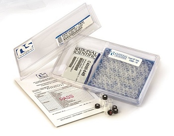 Серт.флаконы, укомплектованные, прозрачные 2 мл. c маркировочными точками и приклеенной септой (уп./100)