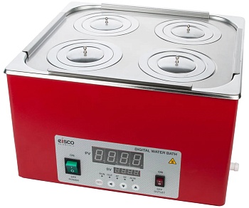 Цифровая водяная баня без перемешивания с 4 отверстиями