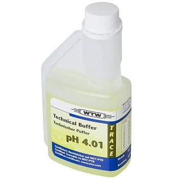 Технический буферный раствор pH = 4,01, 1 флакон по 250 мл                   Technical buffer solution pH = 4.01, 1 bottle with 250 ml: pH 4.01